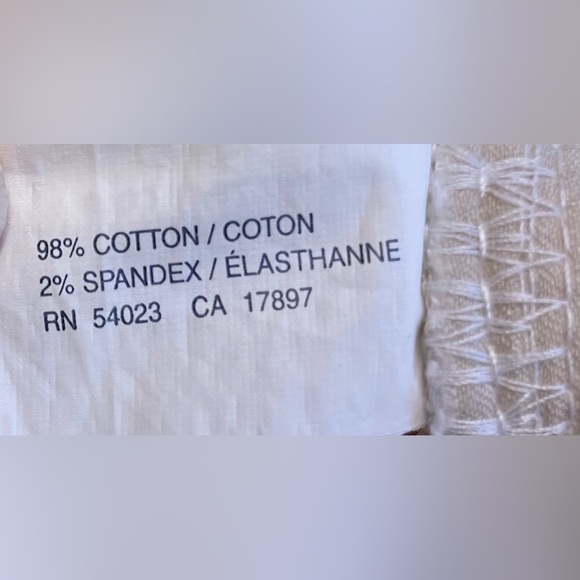 Gap hadley white jean cut off shorts zip/button front w pockets women's size 2 - Picture 6 of 8